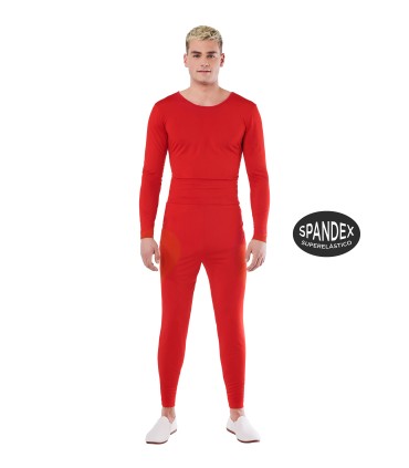 MAILLOT ROJO 2 PZAS HOMBRE SPANDEX