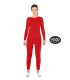 MAILLOT ROJO 2 PZAS MUJER SPANDEX