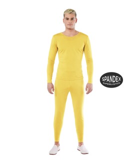 MAILLOT AMARILLO HOMBRE 2 PZAS SPANDEX