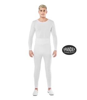 MAILLOT BLANCO 2 PZAS HOMBRE SPANDEX