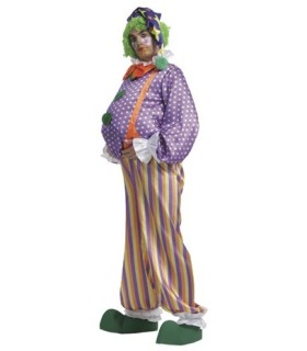DISFRAZ DE PAYASO ABRIGO LUJO