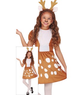 DISFRAZ DE RENO NIÑA