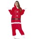 DISFRAZ DE PIJAMA SANTA CLAUS PAPA NOEL