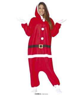 DISFRAZ DE PIJAMA SANTA CLAUS PAPA NOEL