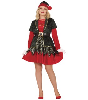 ELFA GRANATE Y VERDE