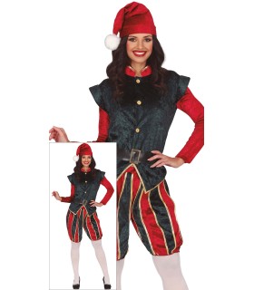 DISFRAZ DE PAJE ELFA ADULTA