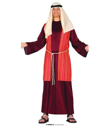 DISFRAZ DE PASTOR SAN JOSE MARRON ADULTO TALLA 52-54 L