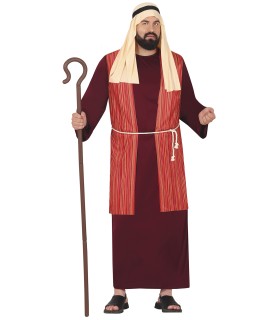 DISFRAZ DE PASTOR SAN JOSE MARRON ADULTO