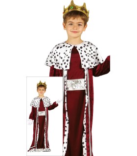 DISFRAZ DE REY MAGO GASPAR ROJO NIÑO