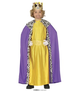 DISFRAZ DE REY MAGO INFANTIL AMARILLO