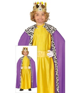DISFRAZ DE REY MAGO INFANTIL AMARILLO