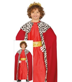 DISFRAZ DE REY MAGO INFANTIL ROJO
