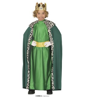 DISFRAZ DE REY MAGO INFANTIL VERDE