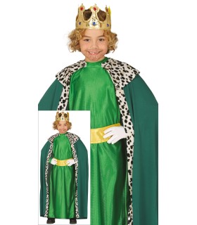 DISFRAZ DE REY MAGO INFANTIL VERDE