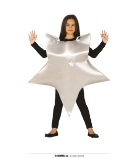 DISFRAZ DE ESTRELLA PLATA