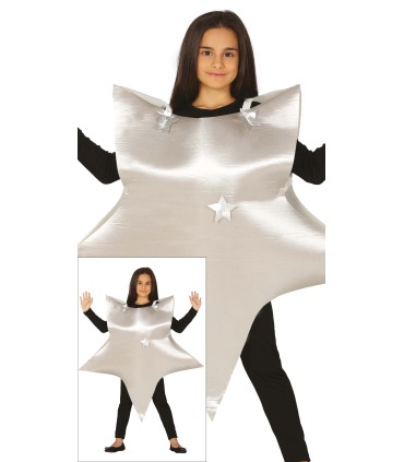 DISFRAZ DE ESTRELLA PLATA