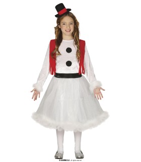 DISFRAZ DE MUÑECO DE NIEVE INFANTIL
