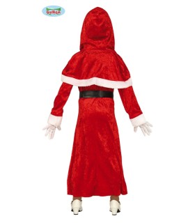 DISFRAZ DE MAMA NOEL INFANTIL