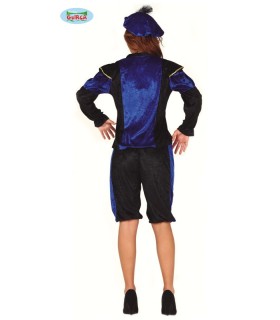 DISFRAZ DE PAJE ADULTA AZUL