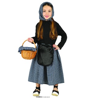 DISFRAZ DE CASTAÑERA INFANTIL