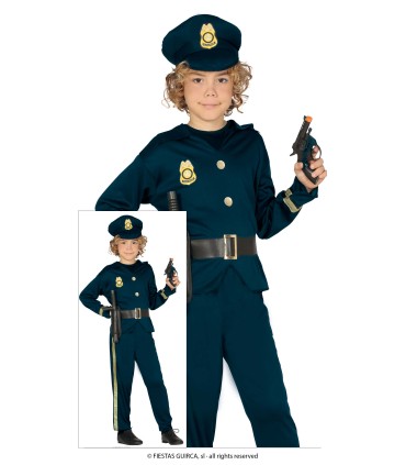 DISFRAZ DE POLICIA INFANTIL