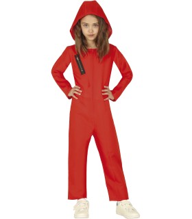Disfraz de Convicto Rojo Niñ@s