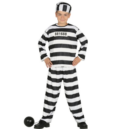 DISFRAZ DE PRISIONERO INFANTIL