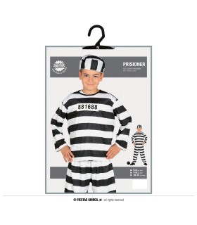 DISFRAZ DE PRISIONERO INFANTIL