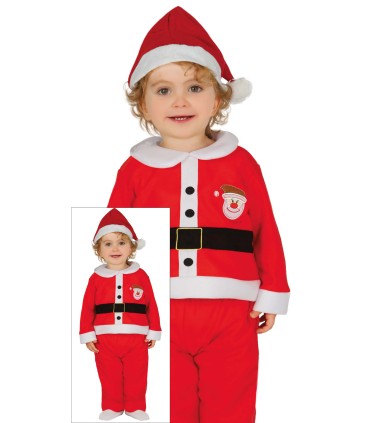 DISFRAZ DE PAPA NOEL BABY