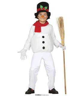 DISFRAZ DE MUÑECO DE NIEVE INFANTIL