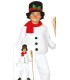 DISFRAZ DE MUÑECO DE NIEVE INFANTIL