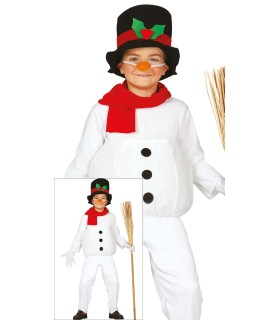 DISFRAZ DE MUÑECO DE NIEVE INFANTIL