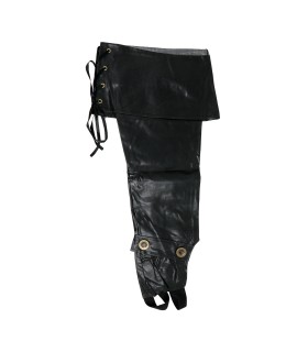 POLAINAS NEGRAS LUJO 52 CM.