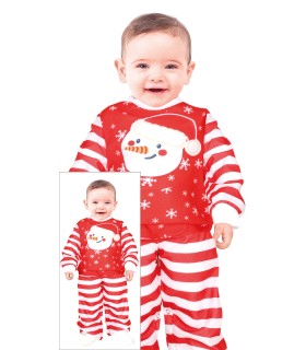 PIJAMA MUÑECO DE NIEVE BEBE
