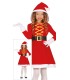 G44131 HOODED SANTA GIRL, INFANTIL, 3   4 AÑOS