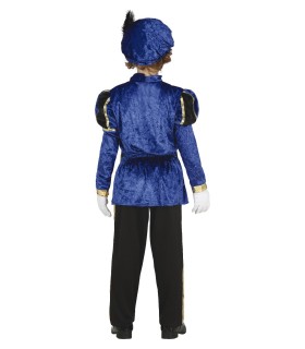 PAJE NIÑO AZUL Y DORADO