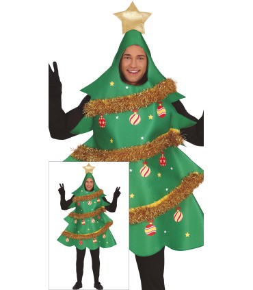 DISFRAZ ARBOL DE NAVIDAD ADULTO T-L