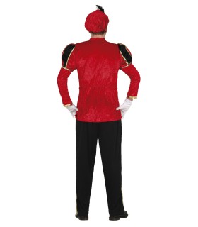 DISFRAZ DE PAJE ROJO HOMBRE