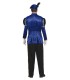 DISFRAZ DE PAJE AZUL HOMBRE
