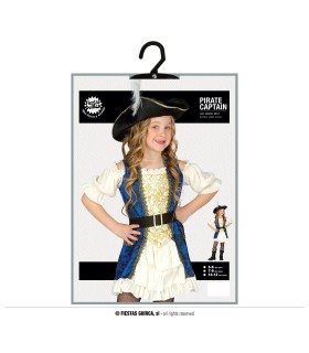 DISFRAZ DE CAPITANA PIRATA INFANTIL
