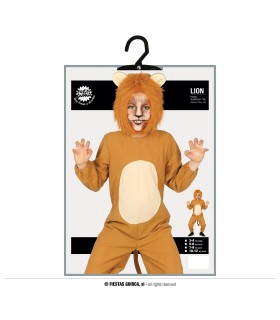 DISFRAZ DE LEON INFANTIL