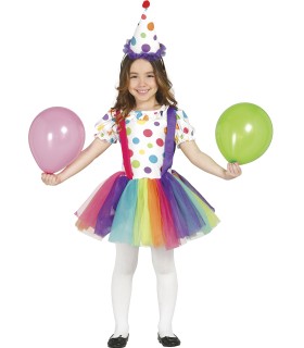 DISFRAZ DE PAYASITA INFANTIL