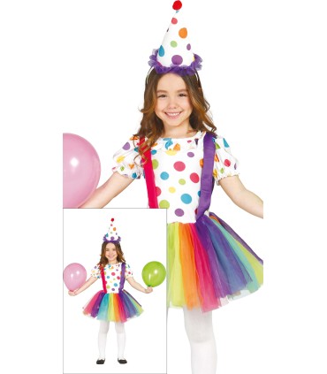 DISFRAZ DE PAYASITA INFANTIL
