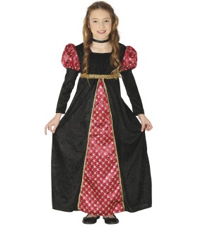 DISFRAZ DE DAMA MEDIEVAL INFANTIL