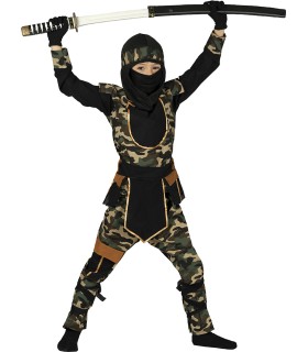 DISFRAZ DE NINJA COMANDO INFANTIL