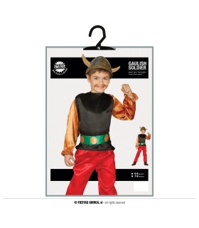 DISFRAZ DE GUERRERO GALO INFANTIL