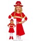 DISFRAZ DE BOMBERA INFANTIL