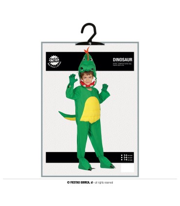 DISFRAZ DE DINOSAURIO INFANTIL