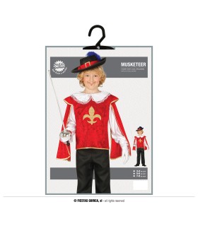 DISFRAZ DE MOSQUETERO INFANTIL
