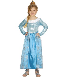 DISFRAZ DE PRINCESA ESCARCHADA INFANTIL